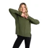 LOLE Women's Camille Crew Neck Sweater - Taraggon Heather