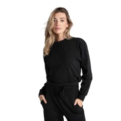 LOLE Women's Om Tech Crew Neck Long Sleeve Top - Black Beauty -Patagonia Shop LSW4404 N415 1 2048x2860 ebc3f851 b4ff 4a52 9219 556f4988f17c