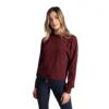 LOLE Women's Om Tech Crew Neck Long Sleeve Top - Port Heather