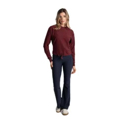 LOLE Women's Om Tech Crew Neck Long Sleeve Top - Port Heather -Patagonia Shop LSW4404 R425 4 2048x2860 0a6c029f b1aa 4333 882a c3f89e0c99ee