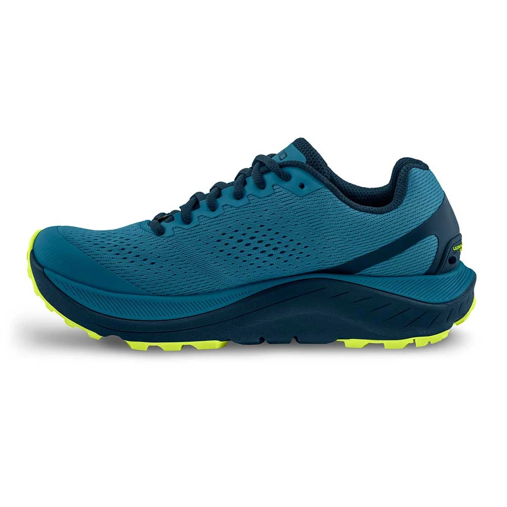 Topo Athletic Men's Ultraventure 3 Trail Shoe- Blue/Lime- Regular (D) 3 Topo Athletic Men's Ultraventure 3 Trail Shoe- Blue/Lime- Regular (D) - Image 3