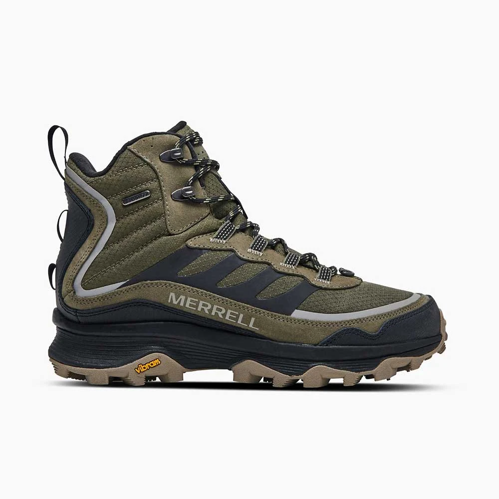 Merrell Men's Moab Speed Thermo Mid Waterproof Hiking Boot - Olive - Regular (D) 1 Merrell Men's Moab Speed Thermo Mid Waterproof Hiking Boot - Olive - Regular (D)