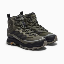 Merrell Men's Moab Speed Thermo Mid Waterproof Hiking Boot - Olive - Regular (D) 11 Merrell Men's Moab Speed Thermo Mid Waterproof Hiking Boot - Olive - Regular (D) -Patagonia Shop MRLM J066915 021621 S21 004 1