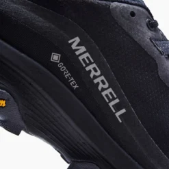 Merrell Men's Moab Speed GoreTEX Hiking Shoe - Black/Asphalt - Regular (D) -Patagonia Shop MRLM J067083 021621 S21 007