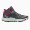 Merrell Women's Antora 3 Mid Waterproof Boot - Black/Fuchsia - Regular (B)