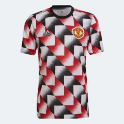Men's Adidas Manchester United 22/23 Pre Match Shirt - White/Real Red