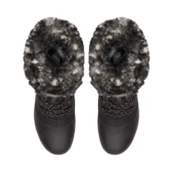 NORTH FACE Women's Shellisata IV Luxe Waterproof Boots - TNF Black/Gardenia White - Regular (B) 6 NORTH FACE Women's Shellisata IV Luxe Waterproof Boots - TNF Black/Gardenia White - Regular (B) -Patagonia Shop NF0A7W48 R0G detailinstep