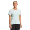 NORTH FACE Women's Dawndream Short-Sleeve- Skylight Blue Heather