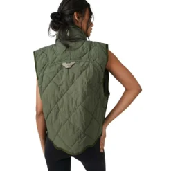 Women's Quinn Quilted Puffer Vest - Everglades -Patagonia Shop OB1360548 3352 c