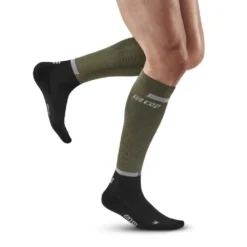 CEP Men's The Run Compression Socks 4.0 - Olive/Black -Patagonia Shop Oliveblack