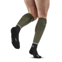 CEP Men's The Run Compression Socks 4.0 - Olive/Black -Patagonia Shop Oliveblack2