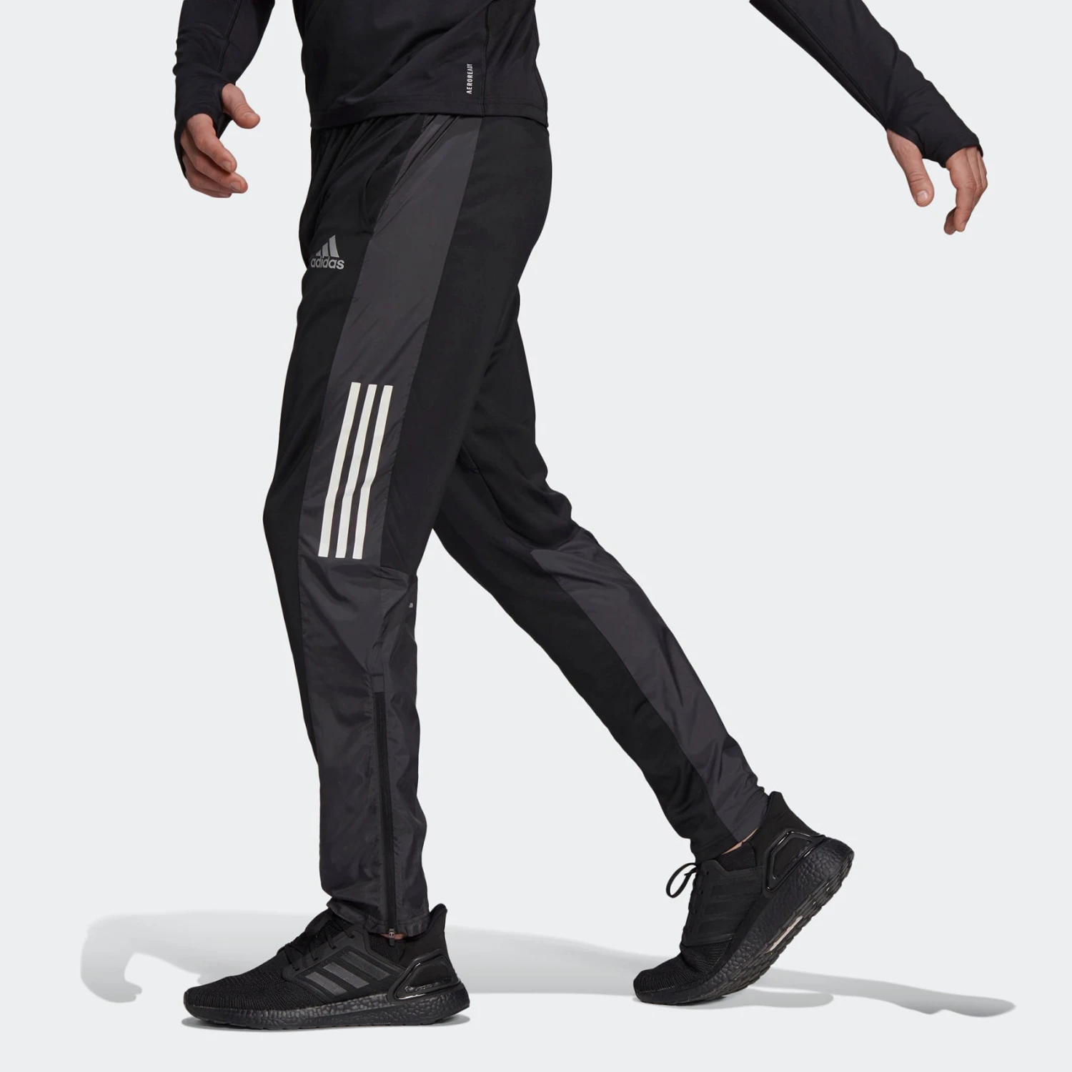 ADIDAS Men's Own The Run Astro Pant - Black 3 ADIDAS Men's Own The Run Astro Pant - Black - Image 3