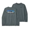 Patagonia Men's Long-Sleeved P-6 Logo Responsibili-Tee - Nouveau Green