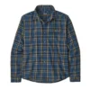 Patagonia Men's Cotton In Conversion Lightweight Fjord Flannel Shirt - Major: Tidepool Blue