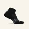 Feetures Unisex Merino 10 Cushion Quarter Socks- Charcoal