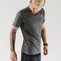 Men's EZ Tee Perf Short Sleeve Top - Charcoal -Patagonia Shop RM158 10 3 1