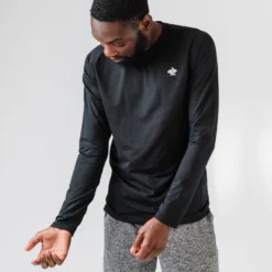 Men's EZ Tee Perf Long Sleeve Top - Black 6 Men's EZ Tee Perf Long Sleeve Top - Black -Patagonia Shop RM195 1.2 1