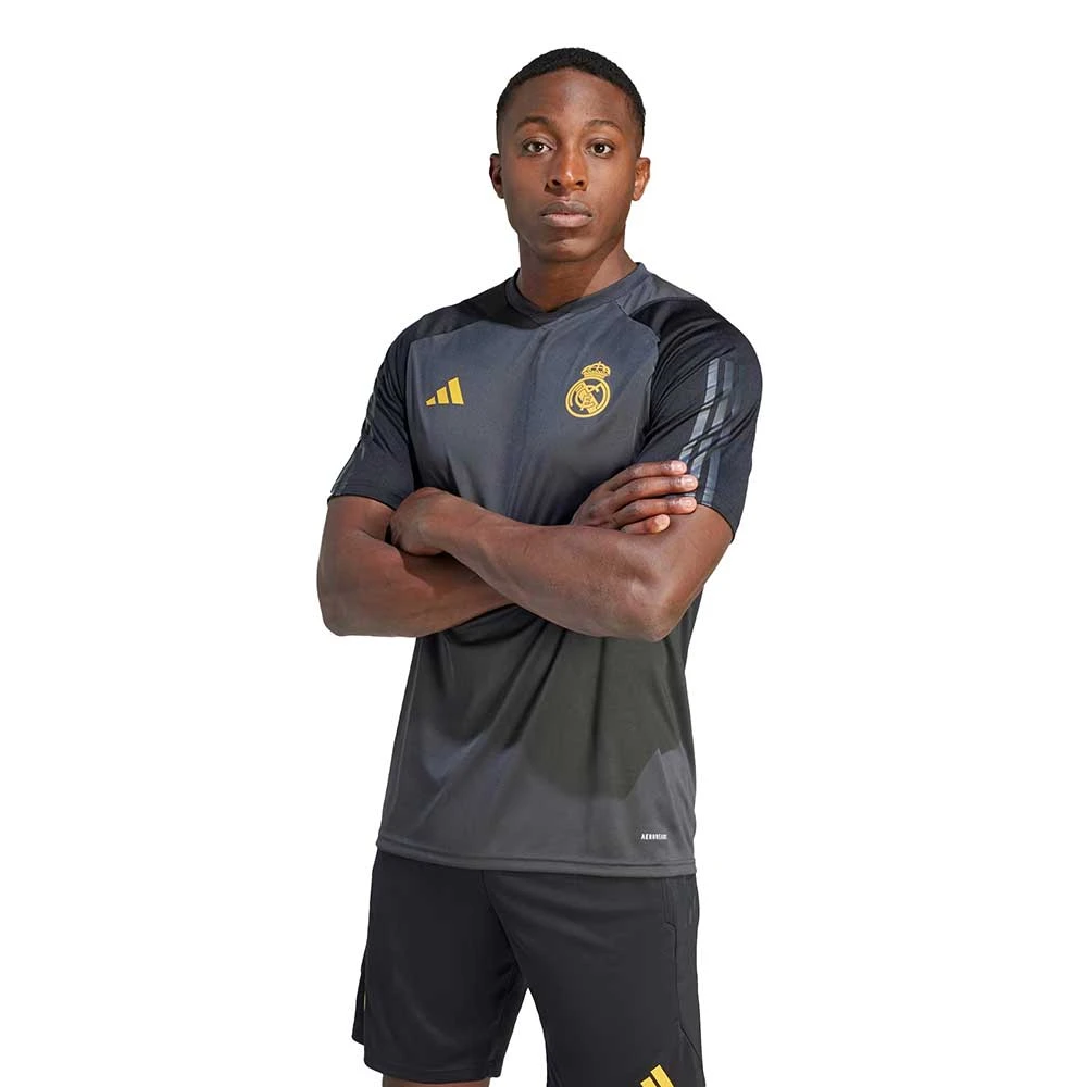 ADIDAS Men's REAL Tiro Train Jersey - Carbon 5 ADIDAS Men's REAL Tiro Train Jersey - Carbon - Image 5