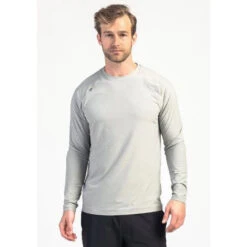Men's Reign Long Sleeve Shirt - Light Grey Heather