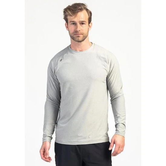 Men's Reign Long Sleeve Shirt - Light Grey Heather 1 Men's Reign Long Sleeve Shirt - Light Grey Heather