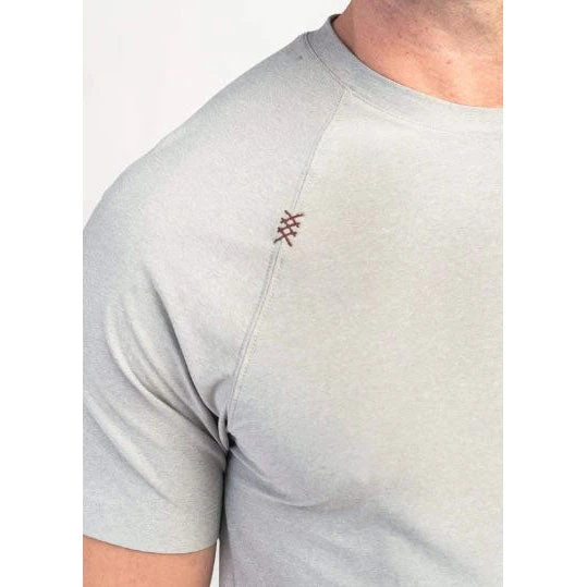 Men's Reign Short Sleeve Shirt - Light Gray Heather 4 Men's Reign Short Sleeve Shirt - Light Gray Heather - Image 4