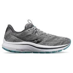 Saucony Women's Omni 21 Running Shoe- Alloy/Rainfall- Regular (B)