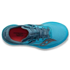 Saucony Women's Endorphin Edge Trail Shoe- Ocean/Loam- Regular (B) -Patagonia Shop S10773 31 3