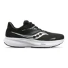 Saucony Women's Ride 16 Running Shoe - Black/White - Wide (D)