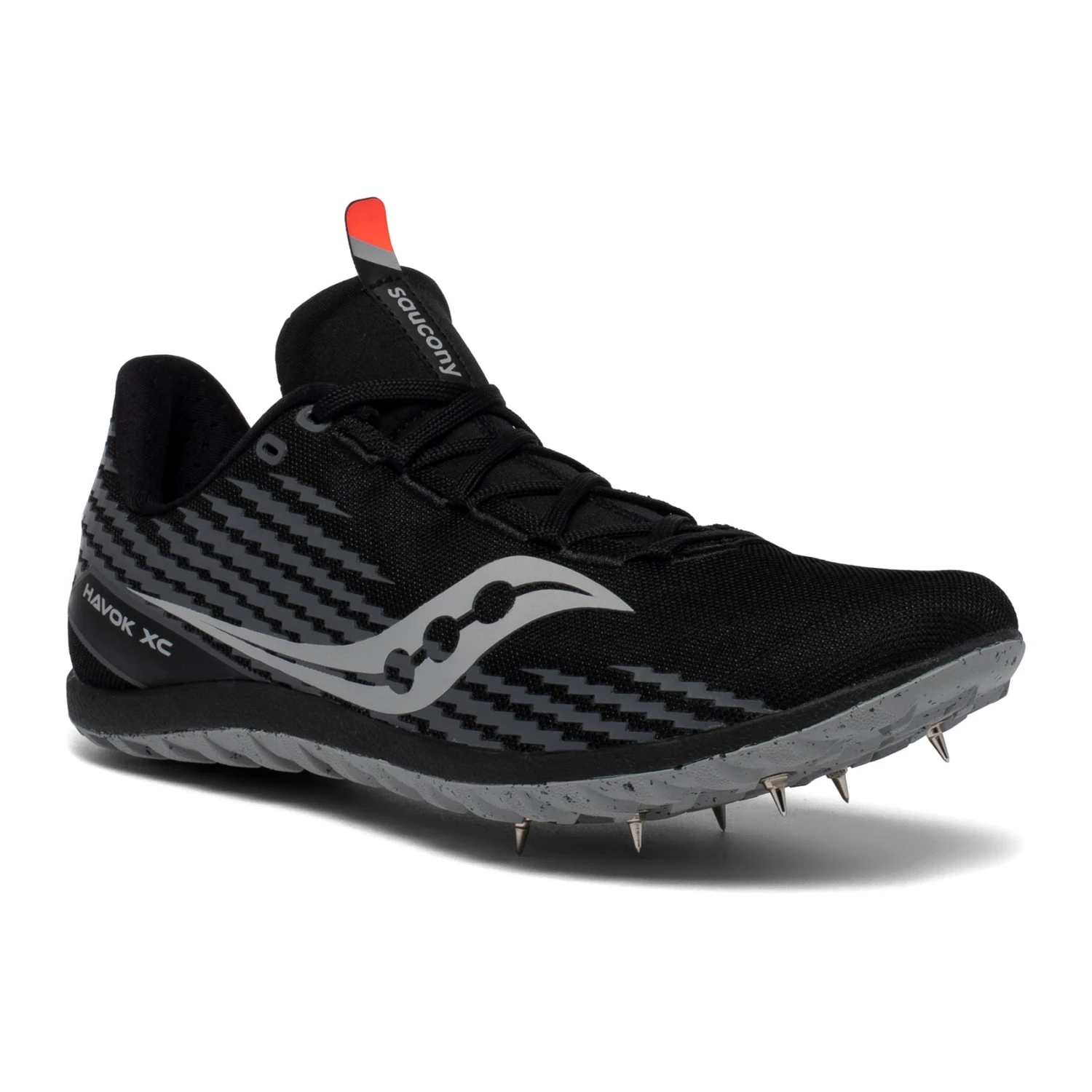 Saucony Women's Havok XC Spike - Black - Regular (B) 3 Saucony Women's Havok XC Spike - Black - Regular (B) - Image 3