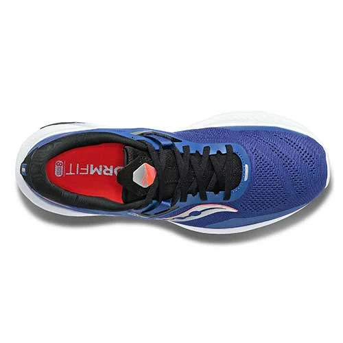 Saucony Men's Guide 15 Running Shoe- Sapphire/Black - Regular (D) 3 Saucony Men's Guide 15 Running Shoe- Sapphire/Black - Regular (D) - Image 3