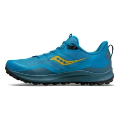 Saucony Men's Peregrine 12 Trail Running Shoe - Ocean/Blk - Regular (D) 7 Saucony Men's Peregrine 12 Trail Running Shoe - Ocean/Blk - Regular (D) -Patagonia Shop S20737 32 2