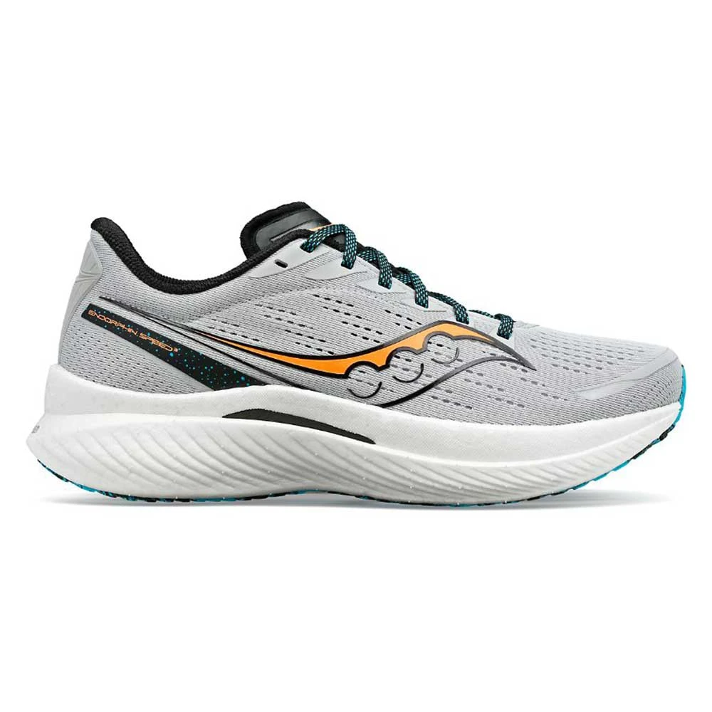 Saucony Men's Endorphin Speed 3 Running Shoe - Concrete/ViZi- Regular (D) 1 Saucony Men's Endorphin Speed 3 Running Shoe - Concrete/ViZi- Regular (D)