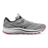 Saucony Men's Omni 21 Running Shoe - Alloy/Garnet- Wide (2E)