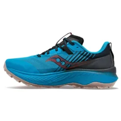 Saucony Men's Endorphin Edge Trail Shoe- Ocean/Black- Regular (D) -Patagonia Shop S20773 31 2