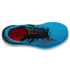 Saucony Men's Endorphin Edge Trail Shoe- Ocean/Black- Regular (D) -Patagonia Shop S20773 31 3