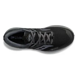 Saucony Men's Ride 15 Tr Gtx Trail Shoe - Black/Charcoal -Patagonia Shop S20799 10 3