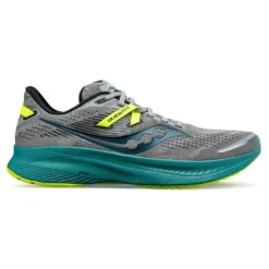 Saucony Men's Guide 16 Running Shoe - Fossil/Moss - Regular (D)