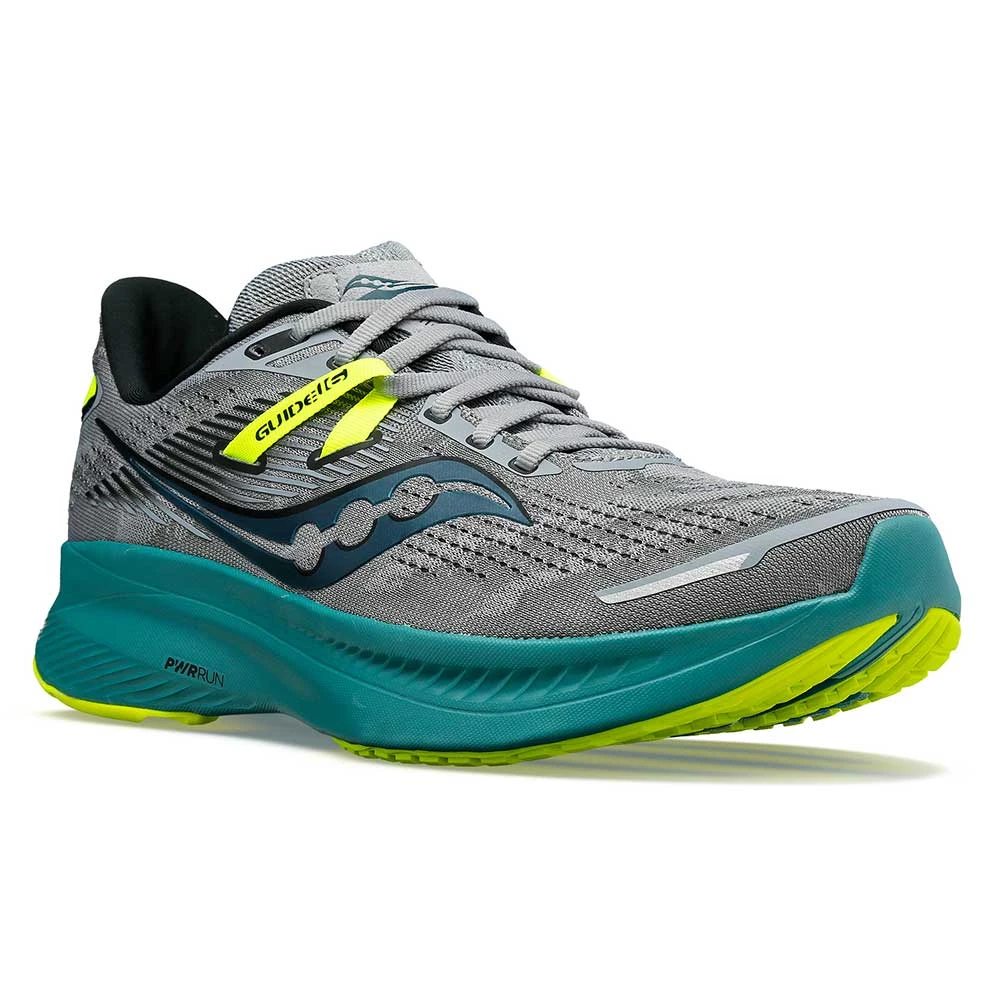 Saucony Men's Guide 16 Running Shoe - Fossil/Moss - Regular (D) 2 Saucony Men's Guide 16 Running Shoe - Fossil/Moss - Regular (D) - Image 2