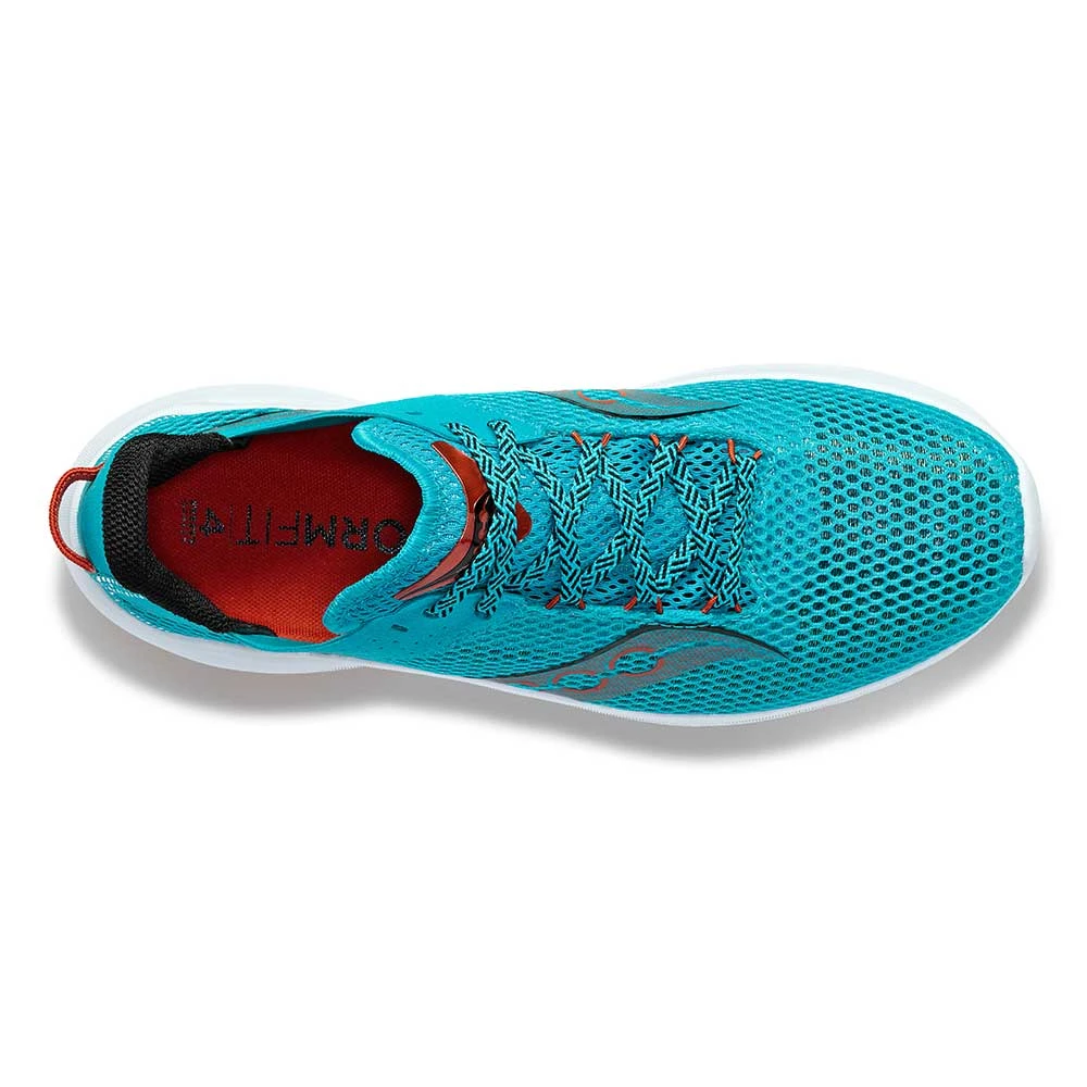 Saucony Men's Kinvara 14 Running Shoe- Agave/Lava 4 Saucony Men's Kinvara 14 Running Shoe- Agave/Lava - Image 4