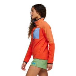 Cotopaxi Women's Abrazo Half-Zip Fleece Jacket - Nectar/Canyon -Patagonia Shop S23 W Abrazo Half Zip Fleece Jacket Nectar Canyon 3 1