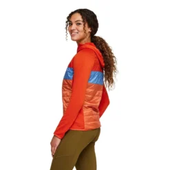 Cotopaxi Women's Capa Hybrid Insulated Hooded Jacket - Canyon/Nectar -Patagonia Shop S23 W Capa Hybrid Insulated Hooded Jacket Canyon Nectar 3