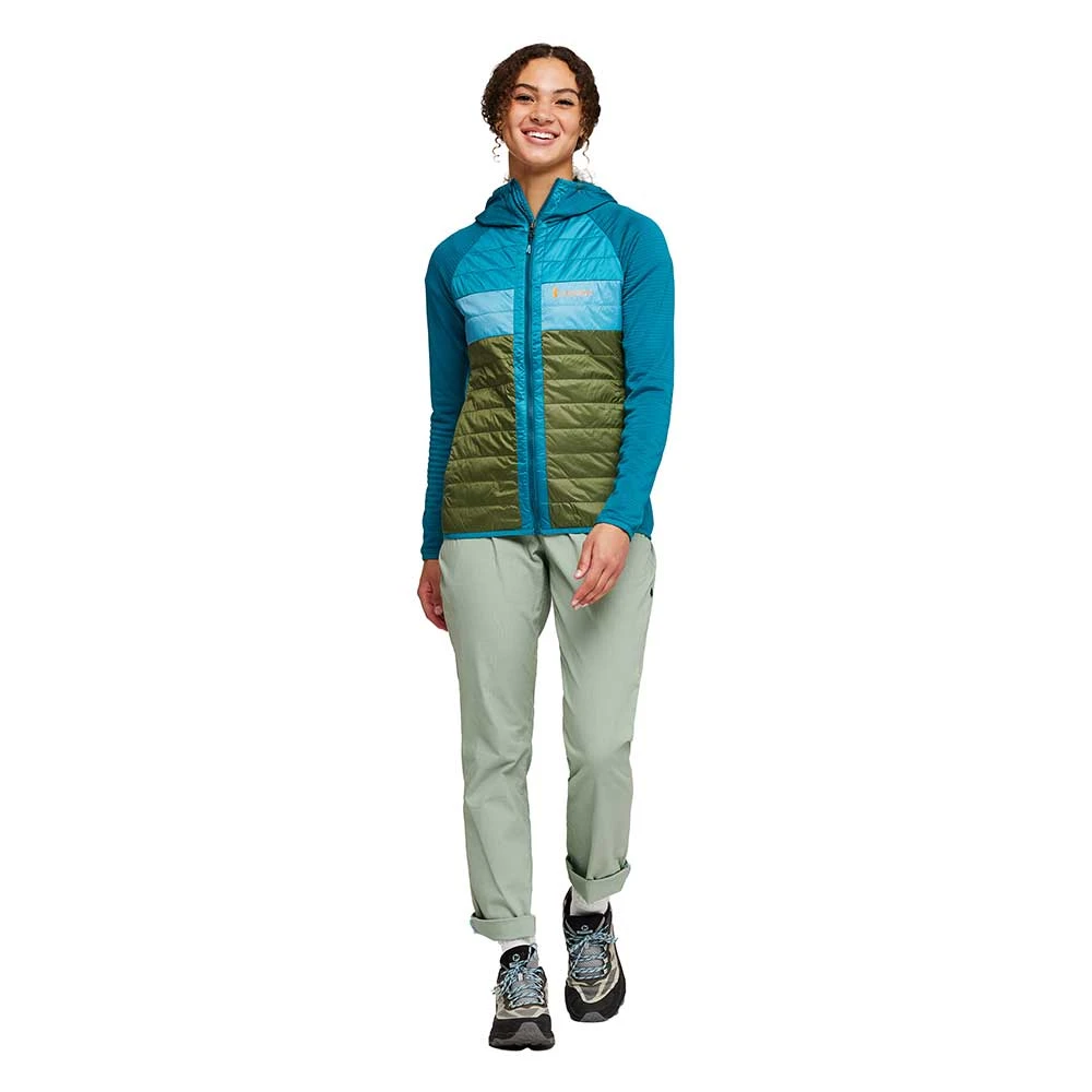 Cotopaxi Women's Capa Insulated Hooded Jacket - Gulf/Pine 5 Cotopaxi Women's Capa Insulated Hooded Jacket - Gulf/Pine - Image 5