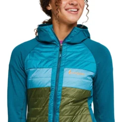 Cotopaxi Women's Capa Insulated Hooded Jacket - Gulf/Pine 15 Cotopaxi Women's Capa Insulated Hooded Jacket - Gulf/Pine -Patagonia Shop S23 W Capa Hybrid Insulated Hooded Jacket Gulf Pine 11