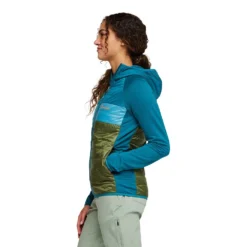 Cotopaxi Women's Capa Insulated Hooded Jacket - Gulf/Pine 19 Cotopaxi Women's Capa Insulated Hooded Jacket - Gulf/Pine -Patagonia Shop S23 W Capa Hybrid Insulated Hooded Jacket Gulf Pine 5