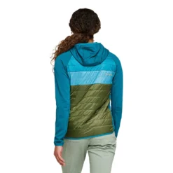 Cotopaxi Women's Capa Insulated Hooded Jacket - Gulf/Pine 13 Cotopaxi Women's Capa Insulated Hooded Jacket - Gulf/Pine -Patagonia Shop S23 W Capa Hybrid Insulated Hooded Jacket Gulf Pine 6