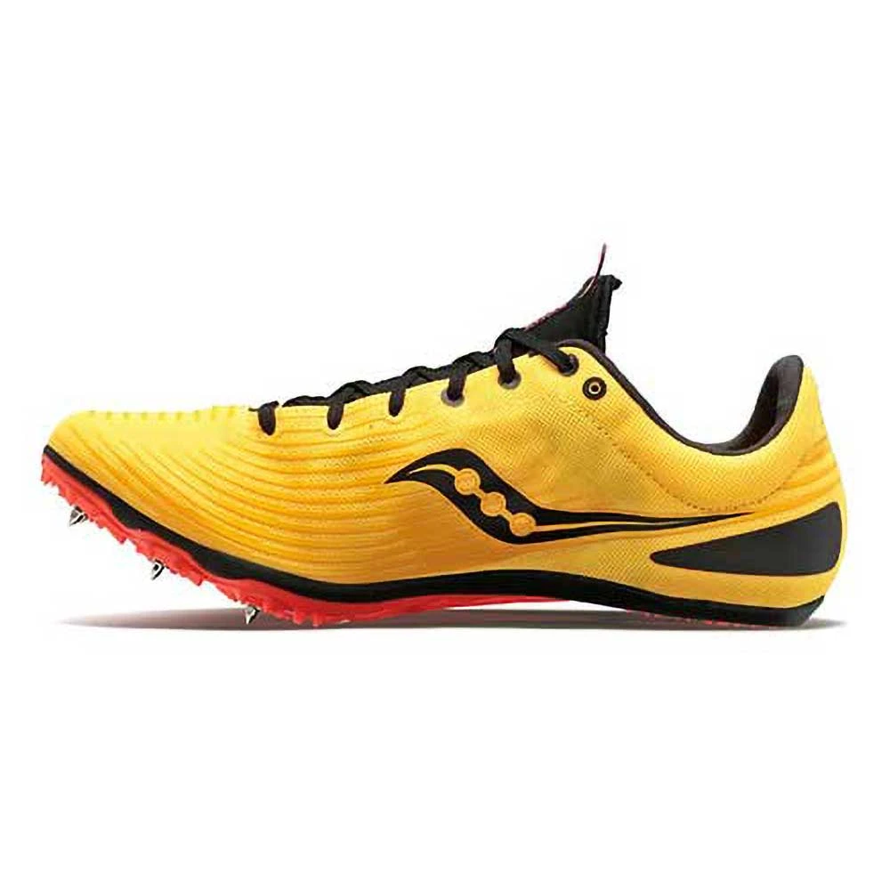 Saucony Men's Ballista MD Track Spike - Vizigold/Vizired- Regular (D) 2 Saucony Men's Ballista MD Track Spike - Vizigold/Vizired- Regular (D) - Image 2