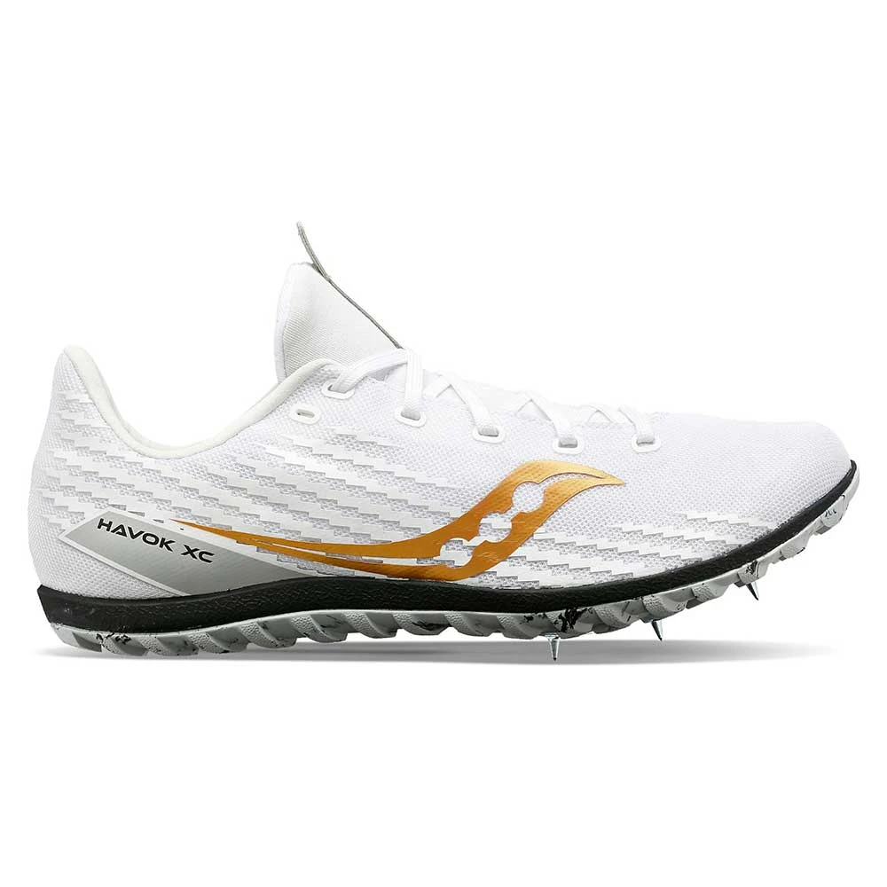 Saucony Men's Havok XC3 Spike -White - Regular (D) 1 Saucony Men's Havok XC3 Spike -White - Regular (D)
