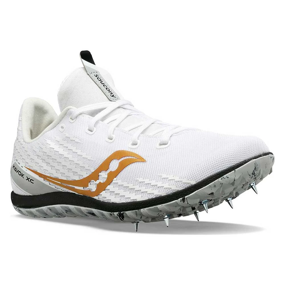 Saucony Men's Havok XC3 Spike -White - Regular (D) 2 Saucony Men's Havok XC3 Spike -White - Regular (D) - Image 2