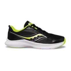 Saucony Youth Kinvara 13 Running Shoe - Black/Lime