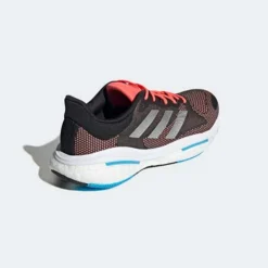 Men's Adidas Solar Glide 5 Running Shoe - Carbon/Silver Met/Turbo - Regular (D) -Patagonia Shop Solarglide 5 Shoes Grey H01162 05 standard